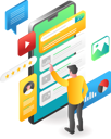 پیش‌نمایش فایل man-using-smartphone-app-6608678 از پک فعالیت‌های تجاری
