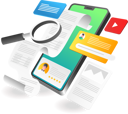 پیش‌نمایش فایل search-on-smartphone-6608699 از پک فعالیت‌های تجاری