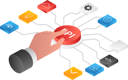 پیش‌نمایش فایل api-call-button-6618104 از پک فناوری کسب‌وکار