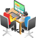 پیش‌نمایش فایل bloggers-working-together-6618207 از پک فناوری کسب‌وکار