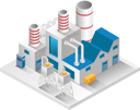 پیش‌نمایش فایل factory-building-with-chimney-and-water-reservoir-6618094 از پک فناوری کسب‌وکار