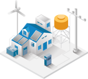 پیش‌نمایش فایل house-with-solar-panel-electricity-6618089 از پک فناوری کسب‌وکار