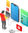 پیش‌نمایش فایل male-developer-programming-mobile-app-6618103 از پک فناوری کسب‌وکار