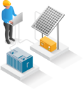پیش‌نمایش فایل man-installing-solar-grid-6618101 از پک فناوری کسب‌وکار