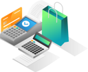 پیش‌نمایش فایل online-shopping-and-payment-at-e-commerce-6618299 از پک فناوری کسب‌وکار