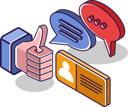 پیش‌نمایش فایل comment-and-like-for-content-6624241 از پک کسب و کار