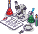 پیش‌نمایش فایل experimental-laboratory-microscope-and-glass-bottle-6624271 از پک کسب و کار