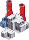 پیش‌نمایش فایل factory-industrial-building-with-chimney-6624262 از پک کسب و کار