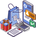 پیش‌نمایش فایل online-shopping-list-6624299 از پک کسب و کار