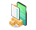 پیش‌نمایش فایل goods-checklist-on-smartphone-7167953 از پک کسب‌وکار و فناوری