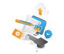 پیش‌نمایش فایل cloud-based-online-school-data-security-7232330 از پک فناوری کسب‌وکار