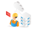 پیش‌نمایش فایل cloud-server-developer-7232256 از پک فناوری کسب‌وکار