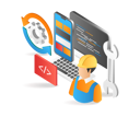 پیش‌نمایش فایل web-application-maintenance-7232289 از پک فناوری کسب‌وکار