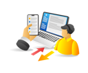 پیش‌نمایش فایل customer-service-7302175 از پک فناوری کسب‌وکار