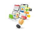 پیش‌نمایش فایل online-shopping-plan-7302222 از پک فناوری کسب‌وکار