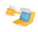 پیش‌نمایش فایل sending-data-to-folder-7302219 از پک فناوری کسب‌وکار