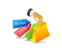 پیش‌نمایش فایل shopping-discount-7302245 از پک فناوری کسب‌وکار