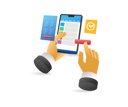 پیش‌نمایش فایل smartphone-app-7302196 از پک فناوری کسب‌وکار