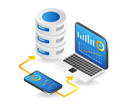 پیش‌نمایش فایل smartphone-application-database-7302177 از پک فناوری کسب‌وکار