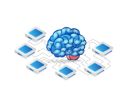 پیش‌نمایش فایل brain-center-network-7451402 از پک فناوری کسب‌وکار