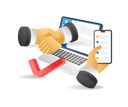 پیش‌نمایش فایل handshake-agreement-7451357 از پک فناوری کسب‌وکار