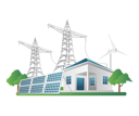 پیش‌نمایش فایل solar-panel-electric-pole-for-home-7778912 از پک کسب‌وکار و فناوری