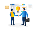 پیش‌نمایش فایل bringing-together-ideas-for-business-cooperation-8212709 از پک کسب‌وکار و فناوری