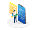 پیش‌نمایش فایل check-mark-in-smartphone-application-form-8452561 از پک فناوری کسب‌وکار و آموزش