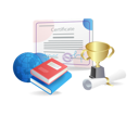 پیش‌نمایش فایل education-world-winner-certificate-8452619 از پک فناوری کسب‌وکار و آموزش