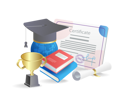 پیش‌نمایش فایل graduation-certificate-8451908 از پک فناوری کسب‌وکار و آموزش