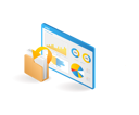 پیش‌نمایش فایل dashboard-analyst-folder-data-performance-9640153 از پک فناوری کسب‌وکار