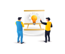 پیش‌نمایش فایل business-team-discusses-ideas-for-developing-a-business-10066924 از پک فناوری و کسب‌وکار