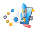 پیش‌نمایش فایل smartphone-rocket-launch-network-10066943 از پک فناوری و کسب‌وکار
