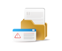پیش‌نمایش فایل folder-data-warning-window-10066812 از پک فناوری و کسب‌وکار