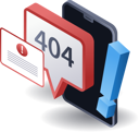 پیش‌نمایش فایل 404-error-warning-11340723 از پک فناوری ایلاستریشن و کسب‌وکار