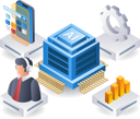 پیش‌نمایش فایل business-server-management-11340699 از پک فناوری ایلاستریشن و کسب‌وکار