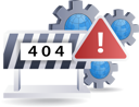 پیش‌نمایش فایل warning-sign-error-code-404-11345878 از پک فناوری کسب‌وکار