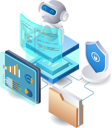 پیش‌نمایش فایل ai-robot-analyzes-data-technology-11529937 از پک پزشکی فناوری و کسب‌وکار
