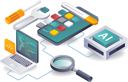 پیش‌نمایش فایل ai-completes-smartphone-application-development-project-12017831 از پک فناوری و کسب‌وکار
