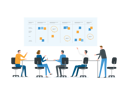 پیش‌نمایش فایل business-team-doing-meeting-6601671 از پک افراد کسب‌وکار در حال کار