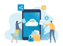 پیش‌نمایش فایل cloud-protection-6601678 از پک افراد کسب‌وکار در حال کار