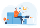 پیش‌نمایش فایل man-working-from-home-6601660 از پک افراد کسب‌وکار در حال کار