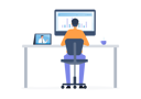 پیش‌نمایش فایل man-working-on-computer-6601664 از پک افراد کسب‌وکار در حال کار