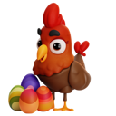 پیش‌نمایش فایل chick-with-eggs-8441056 از پک اشیاء روز عید پاک