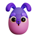پیش‌نمایش فایل easter-bunny-8441063 از پک اشیاء روز عید پاک