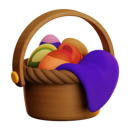 پیش‌نمایش فایل easter-eggs-basket-8441050 از پک اشیاء روز عید پاک