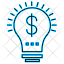 پیش‌نمایش فایل dollar-bulb-1 از پک کسب و کار