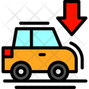 پیش‌نمایش فایل car-with-down-arrow-10329633 از پک پارکینگ