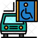 پیش‌نمایش فایل car-with-wheelchair-symbol-10329618 از پک پارکینگ