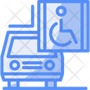 پیش‌نمایش فایل car-with-wheelchair-symbol-10347922 از پک پارکینگ